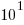 10^1